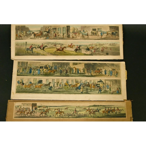 2166 - After J. D. Paul (1775-1852), a collection of Melton Mowbray related coaching and hunting prints, (u... 