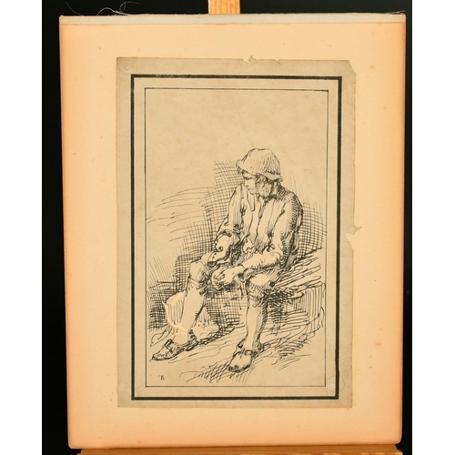 2170 - Thomas Barker of Bath, a group of 6 pen lithographs of figural subjects, early 19th century, each 9.... 