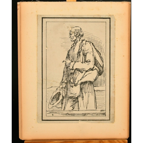 2170 - Thomas Barker of Bath, a group of 6 pen lithographs of figural subjects, early 19th century, each 9.... 