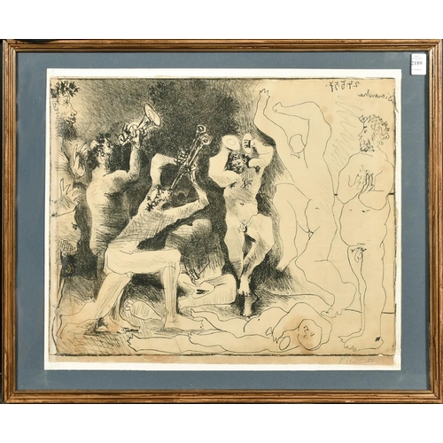 2189 - Pablo Picasso lithograph, 'La Danse des Faunes', 16.5