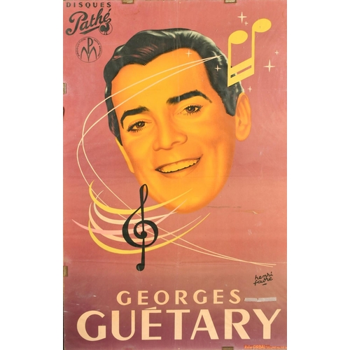 2195 - A French vintage poster advertising the French singer Georges Guetary, 47