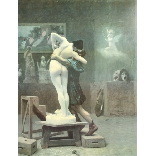 2196 - After Jean-Leon Gerome, 'Pygmalion and Galatea', a colour print, 30