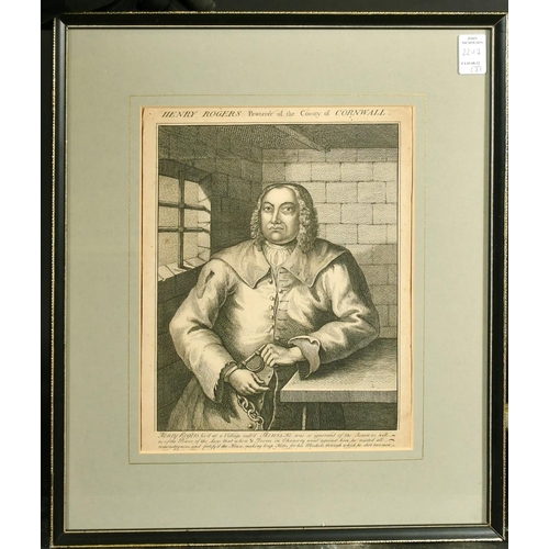 2207 - 'Mr Edwd Bright late of Maldon in Essex', mezzotint, 12.5