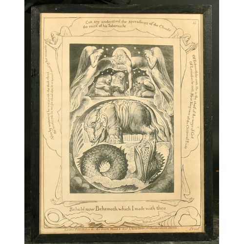 2210 - After William Blake, 'Behold now Behemoth which I made with thee', print, 13