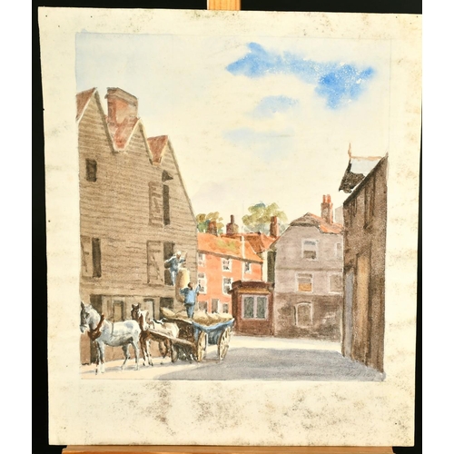 2231 - Bernard Sickert (1862-1932) a collection of six watercolour sketches of country scenes, four of the ... 