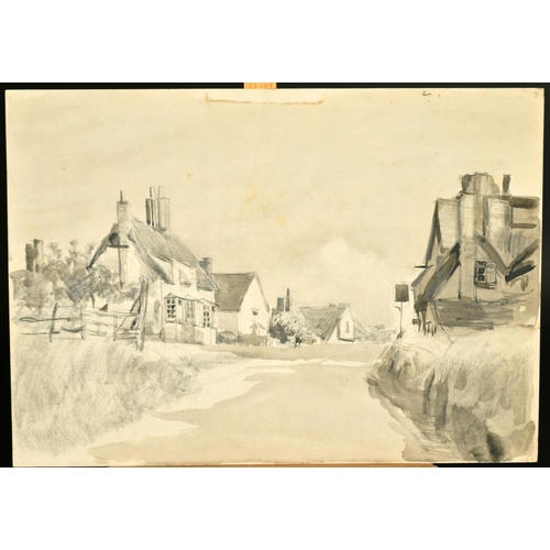 2231 - Bernard Sickert (1862-1932) a collection of six watercolour sketches of country scenes, four of the ... 