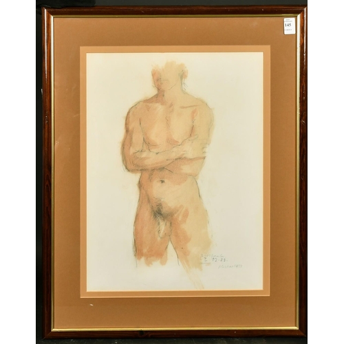 2236 - Bill Peak, 'Michael # 33' study of a male nude, pencil and watercolour, signed and dated 2.12.83, 18... 