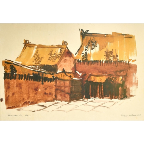 2296 - Rosamond Brown, circa 1976, 'Forbidden City, Peking', watercolour, signed and dated 1976, 24