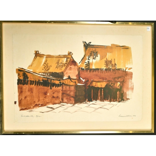 2296 - Rosamond Brown, circa 1976, 'Forbidden City, Peking', watercolour, signed and dated 1976, 24