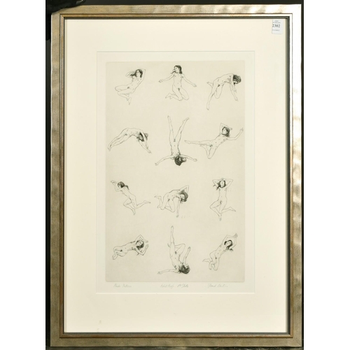 2302 - Frank Martin (1921-2005) 'Nude Pattern', etching, artists proof 1st state, inscribed and signed in p... 