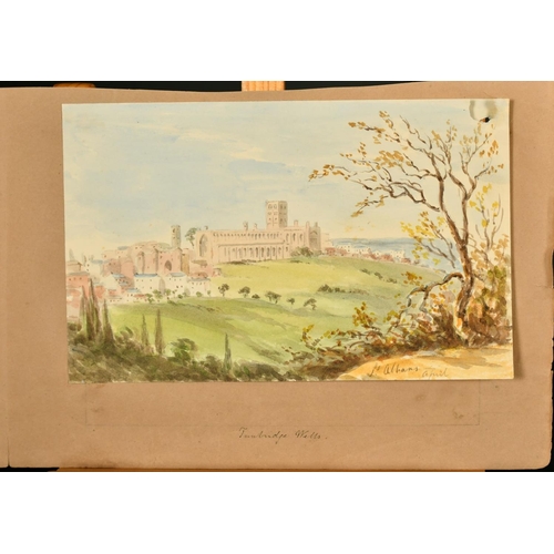 2310 - 19th Century English School, 'Tunbridge Wells', watercolour, inscribed and dated April in pencil, 5.... 