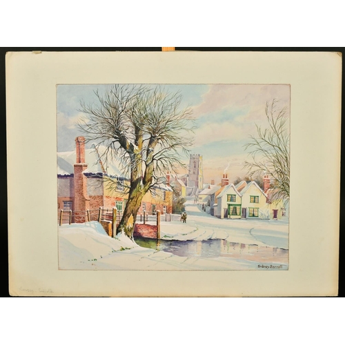 2323 - Sidney Barrett (20th Century), a collection of 5 unframed watercolours, each around 12