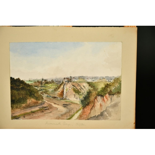 2327 - A collection of 19th Century landscape sketches, (unframed), (q).