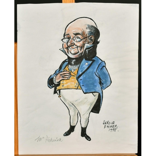 2329 - Harold George Packer (1908-1999), two watercolour sketches of Dickens Characters, 10