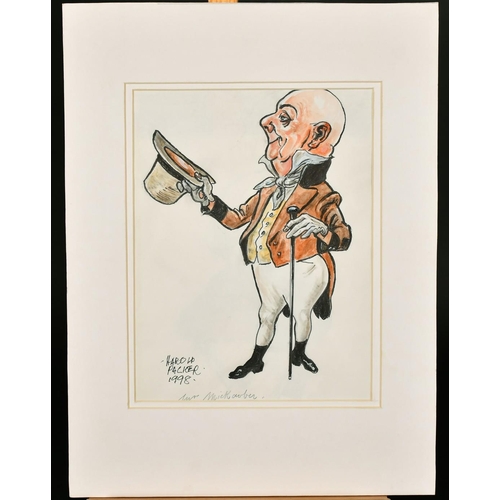 2329 - Harold George Packer (1908-1999), two watercolour sketches of Dickens Characters, 10