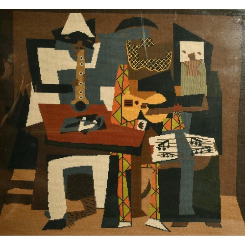 2375 - After Picasso, The three musicians, tapestry, 26.75