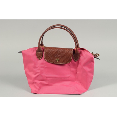 1540 - A LONGCHAMP BAG 7ins x 3.5ins with two handles