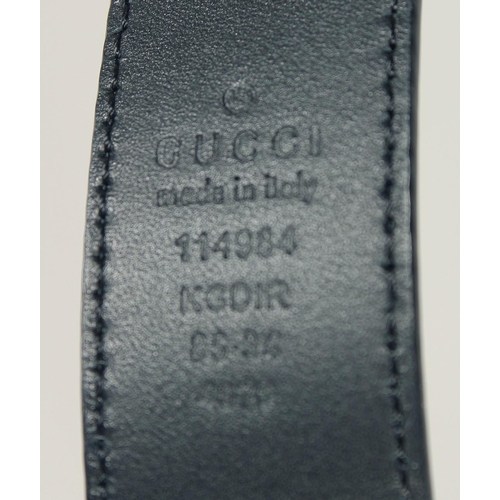 1559 - A GUCCI LEATHER BELT