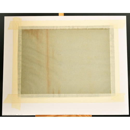 198 - Circle of William Turner of Oxford, Highland Lake scene at sunset, watercolour, 10