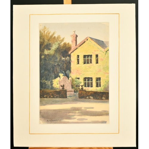 199 - Albert Moulton Foweraker (1873-1942) A sunlit country house 10.5