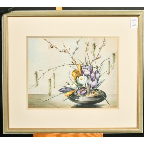 211 - John Bryce, 'Barges at Faversham', watercolour, signed, 9