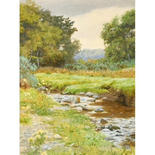 219 - Arthur Trevethin Nowell (1862-1940) British, a pair of watercolour views of river scenes, signed wit... 