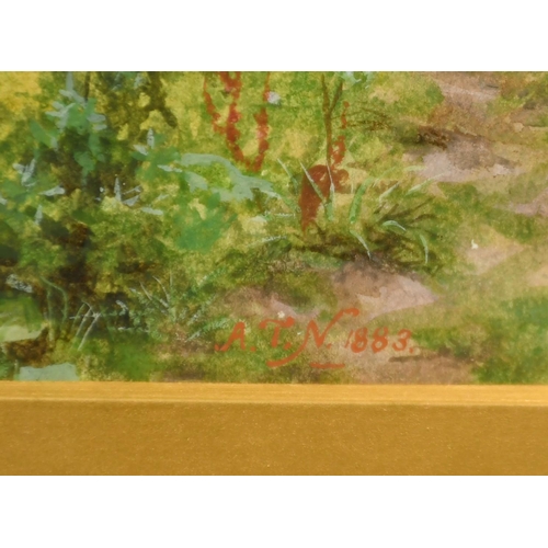 219 - Arthur Trevethin Nowell (1862-1940) British, a pair of watercolour views of river scenes, signed wit... 
