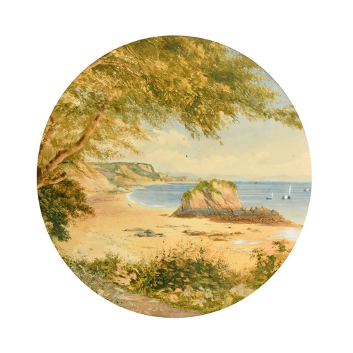 228 - William Wyld (1806-1889) British, a pair of watercolour views of coastal scenes, signed and dated 18... 
