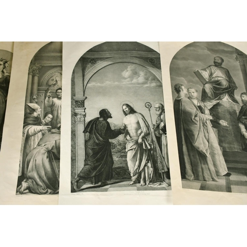 23 - 19th Century Continental lithographs after Old Masters, religious subjects, sizes from 31.5