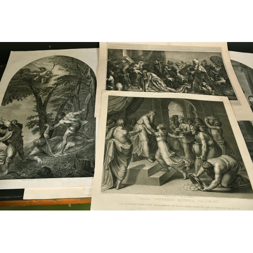 23 - 19th Century Continental lithographs after Old Masters, religious subjects, sizes from 31.5