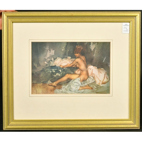 36 - After William Russell Flint, a group of four colour prints, the largest 10.5