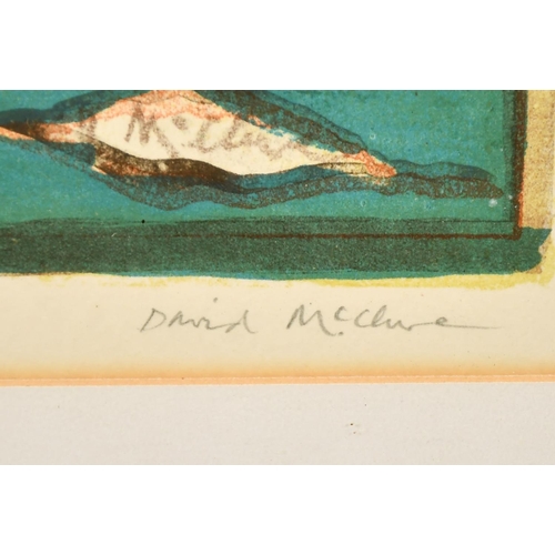 5 - David McClure (1926-1998), 'Moonlight Sonata', screen print, numbered 10/12, inscribed and signed in... 