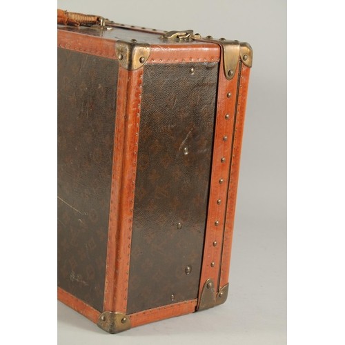 1503 - A LOUIS VUITTON SUITCASE. No. 795837 with Louis Vuitton label, pull-out tray. Lock no. 106402. 23.5i... 