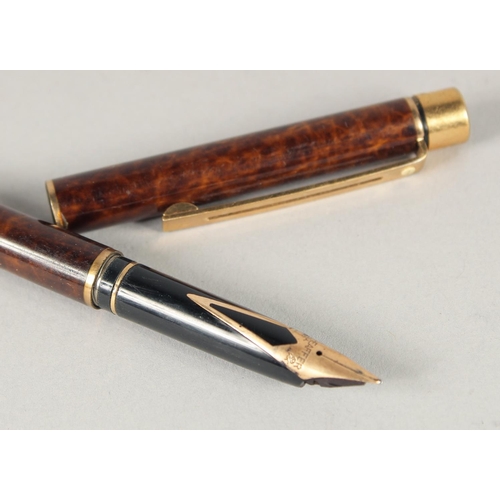 1704 - THREE SCHAFFER PENS: two ball point and one fountain pens.