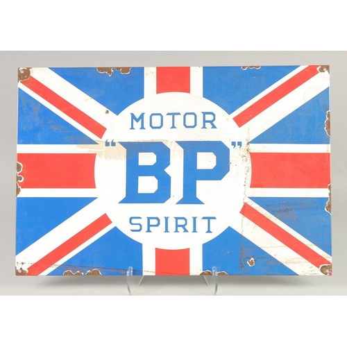 1031 - AN ENAMEL BP SIGN. 2ft x 1ft 4ins.