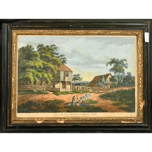 12 - Laurrie and Whittle, 'View of the Gipsy House in Norwood, Surry', 18th Century hand coloured engravi... 