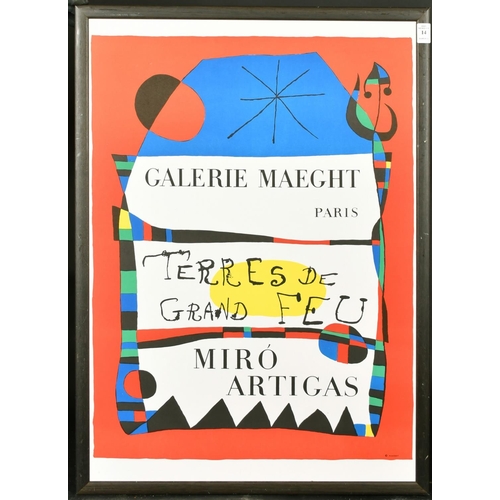 14 - After Miro, a lithographic poster for Galerie Maeght, 29