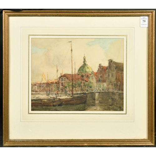 79 - Terrick Williams (1860-1936) British, 'Leyden, Holland', watercolour, signed, 8