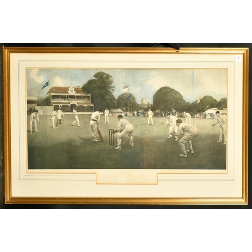 8 - J. Seymour after E. Humphreys, 'The Kent Eleven, Champions 1906', swan electric hand coloured engrav... 