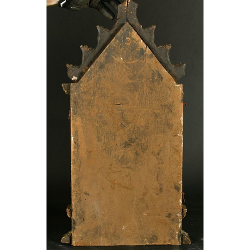 11 - 18th/19th Century Continental School, a mother and child in a tabernacle frame, 21.75