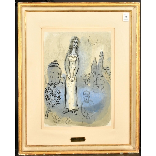 48 - Marc Chagall (1887-1985), 'Esther', colour lithograph, 13.75