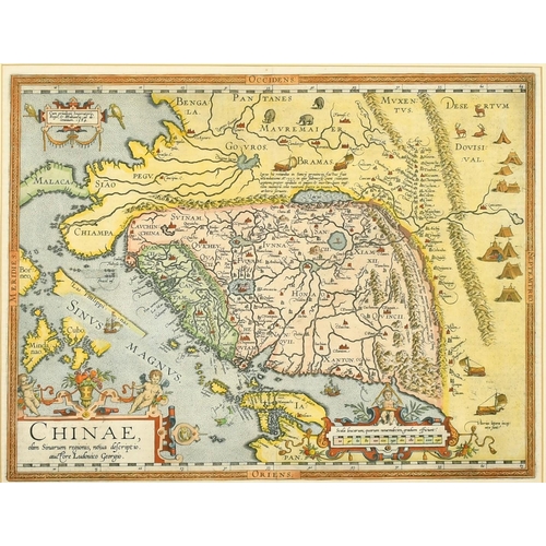 62 - Abraham Ortelius, 'Chinae, olim Sinarum regionis nova descriptio. auctore Ludouico Georgio', probabl... 