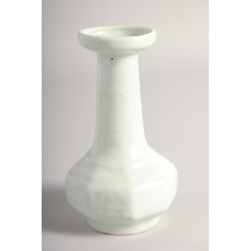 208 - A CHINESE SONG STYLE BOTTLE VASE, 13cm high.