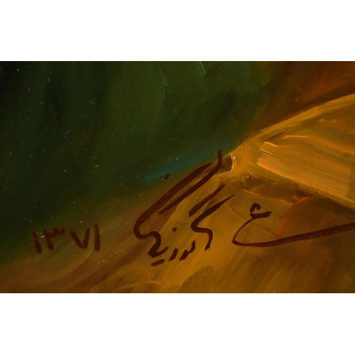 ABBAS KATOUZIAN (1923-2008), A PORTRAIT OF AN ELDERLY