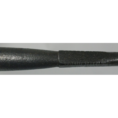 355 - A LARGE 19TH CENTURY ASSEGAI SPEAR, 185cm long.