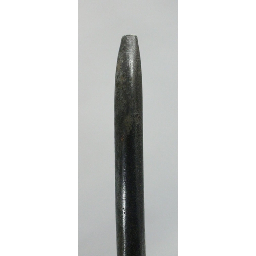 355 - A LARGE 19TH CENTURY ASSEGAI SPEAR, 185cm long.