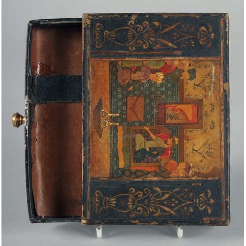 359 - A KASHMIR BOX / WALLET, 14.5cm x 10cm.