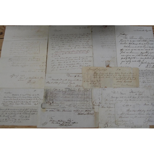 14 - [NAVY / ADMIRALTY / BANKING] a collection of documents relating to SIR EVAN NEPEAN, (1751-1822) of t... 