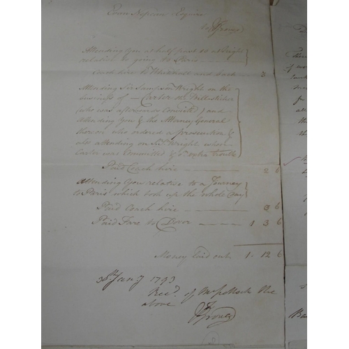 14 - [NAVY / ADMIRALTY / BANKING] a collection of documents relating to SIR EVAN NEPEAN, (1751-1822) of t... 