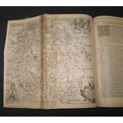 160 - [MAPS etc.] CAMDEN (William) & HOLLAND (Philemon, translator) Britain, or a Chorographicall Descript... 